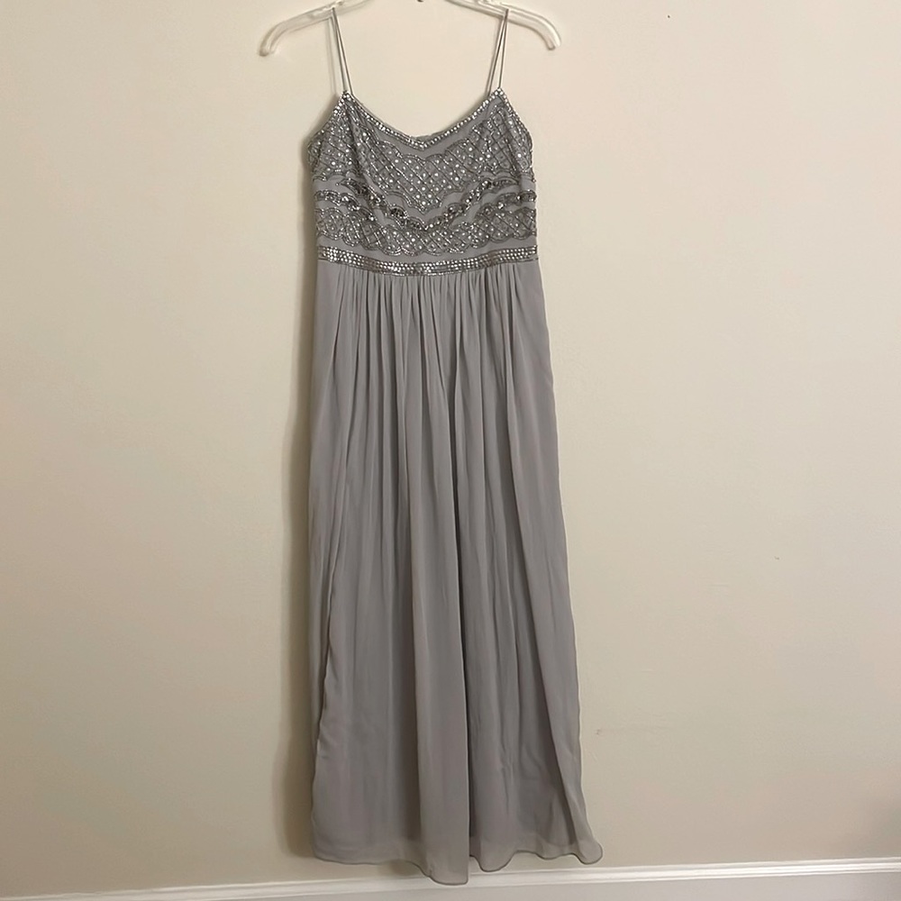 Silver/Gray Formal Dress